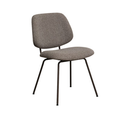 LABEL51 Eetkamerstoel I_Ravenna - Mushroom - Royal Boucle - One size