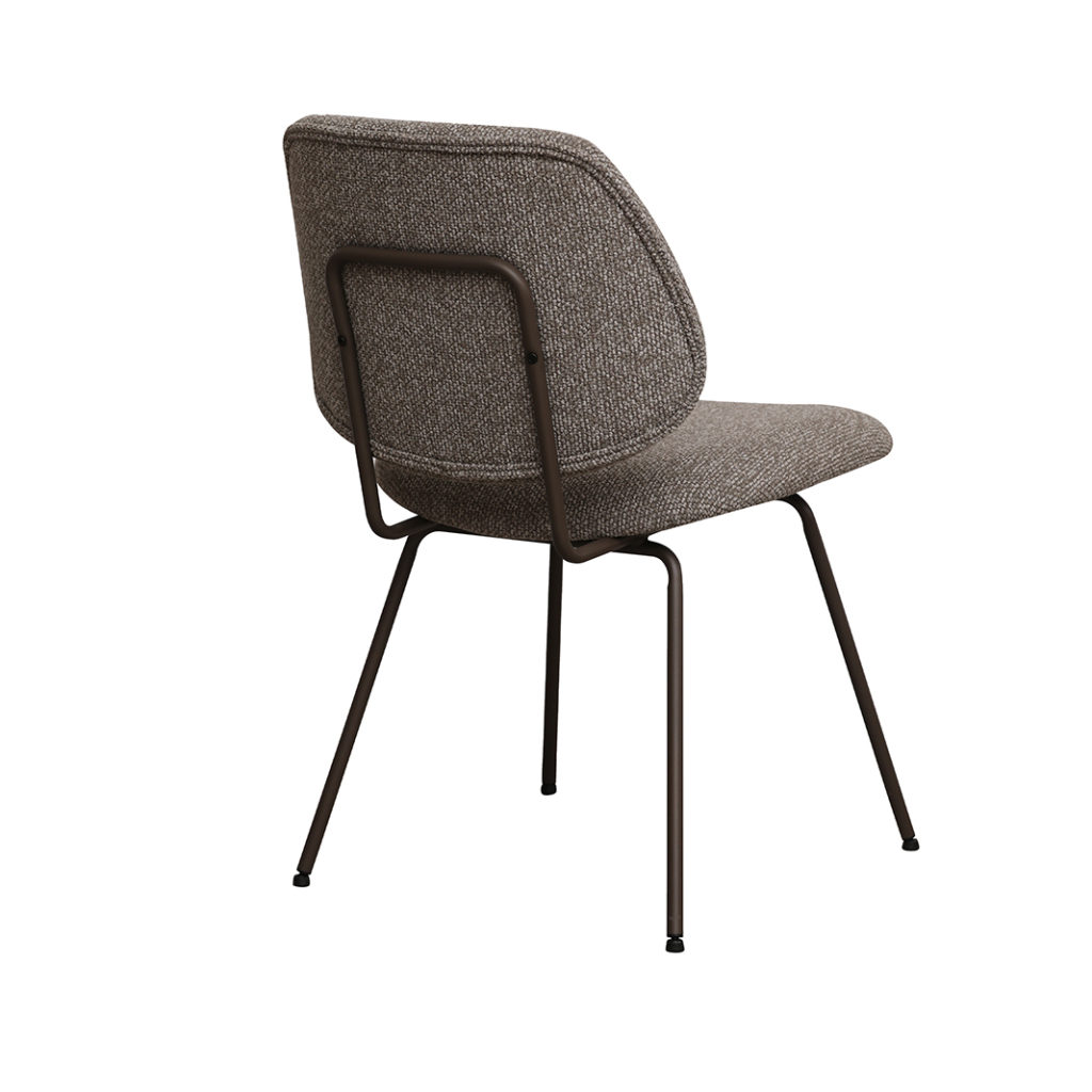 LABEL51 Eetkamerstoel I_Ravenna - Mushroom - Royal Boucle - One size - Afbeelding 4