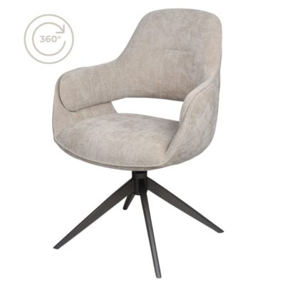 Eetkamerstoel Jill - Beige 120