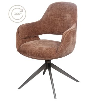 Eetkamerstoel Jill - Mokka 500