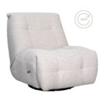 Relaxfauteuil Just Chill - Naturel Boucle - Elektrisch