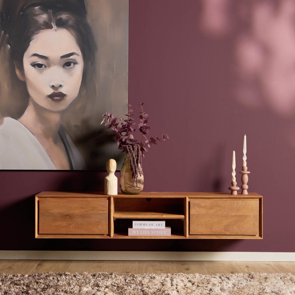 Zwevend tv-meubel Ambiance Naturel | 160 cm - Afbeelding 6