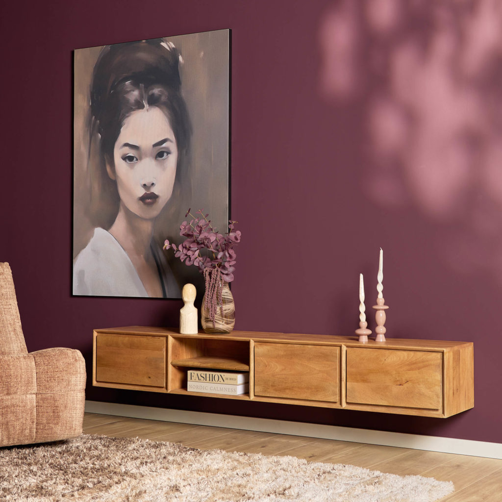 Zwevend tv-meubel Ambiance Naturel | 200 cm - Afbeelding 6