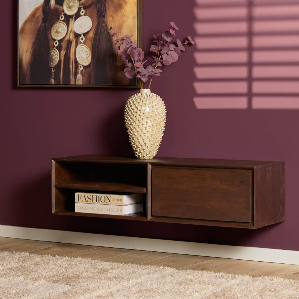 Zwevend tv-meubel Ambiance Bruin | 120 cm - Afbeelding 7