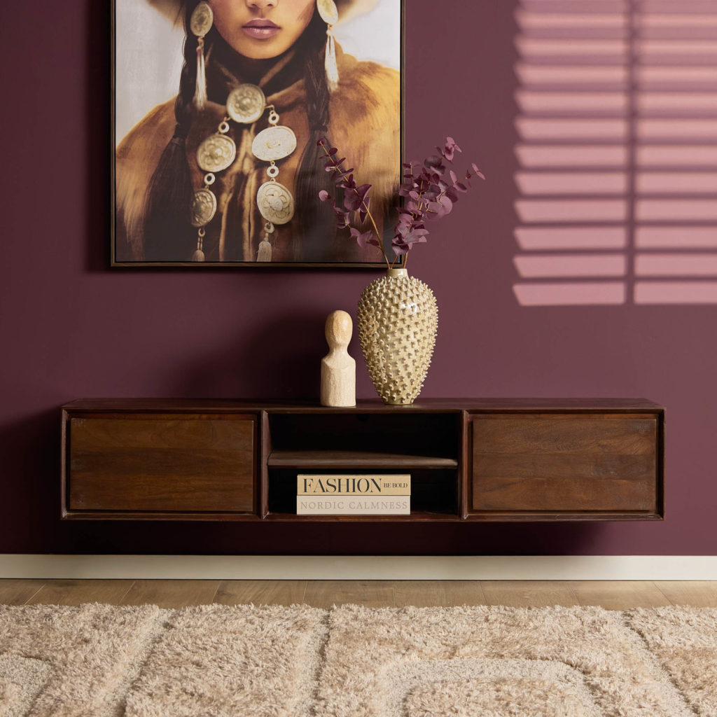 Zwevend tv-meubel Ambiance Bruin | 160 cm - Afbeelding 5