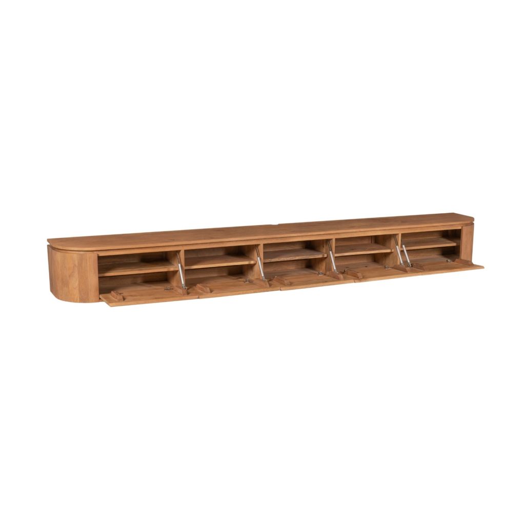 TV-meubel Excellent naturel | 280 cm - Afbeelding 2