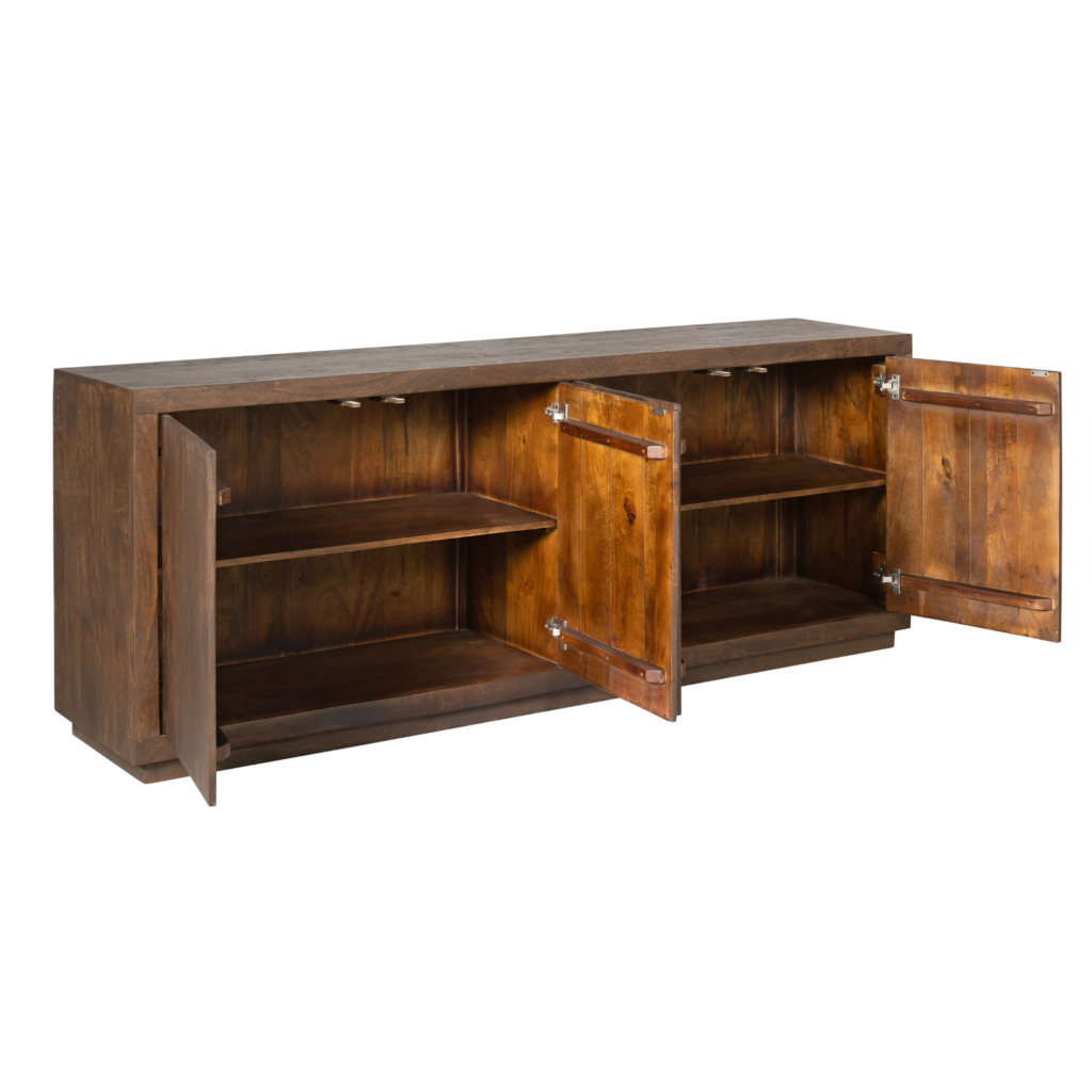 Dressoir Brussel Bruin | 200 cm - Afbeelding 5