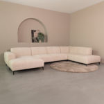 LABEL51 Hoekbank Merido - Naturel - Raven - Rechts Voorstaand