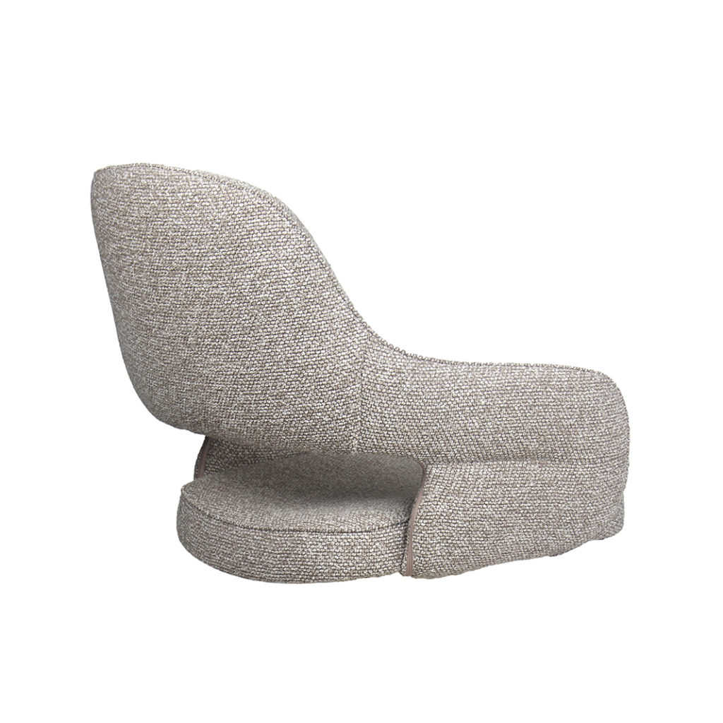 LABEL51 Eetkamerstoel Mix and Match - Mushroom - Royal Boucle - One Size - Afbeelding 4