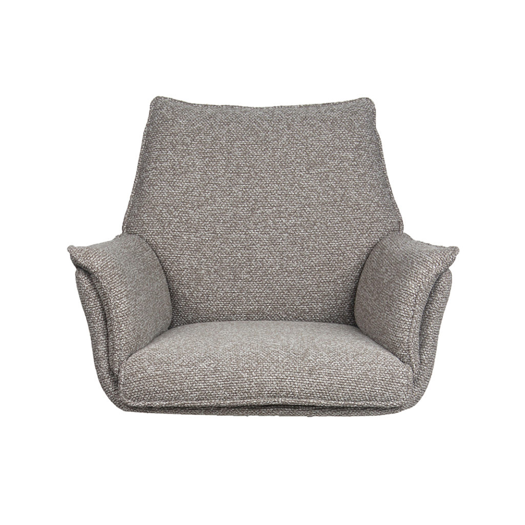 LABEL51 Eetkamerstoel Mix and Match - Mushroom - Royal Boucle - One Size - Afbeelding 2