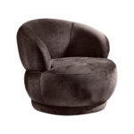 LABEL51 Fauteuil Lobby - Taupe - Fluweel - 1-Zits