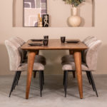 LABEL51 Eetkamertafel Fly - Nature Smooth - Mangohout - 220 cm