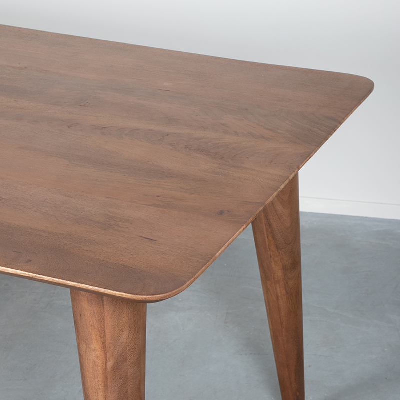 LABEL51 Eetkamertafel Fly - Nature Smooth - Mangohout - 220 cm - Afbeelding 3