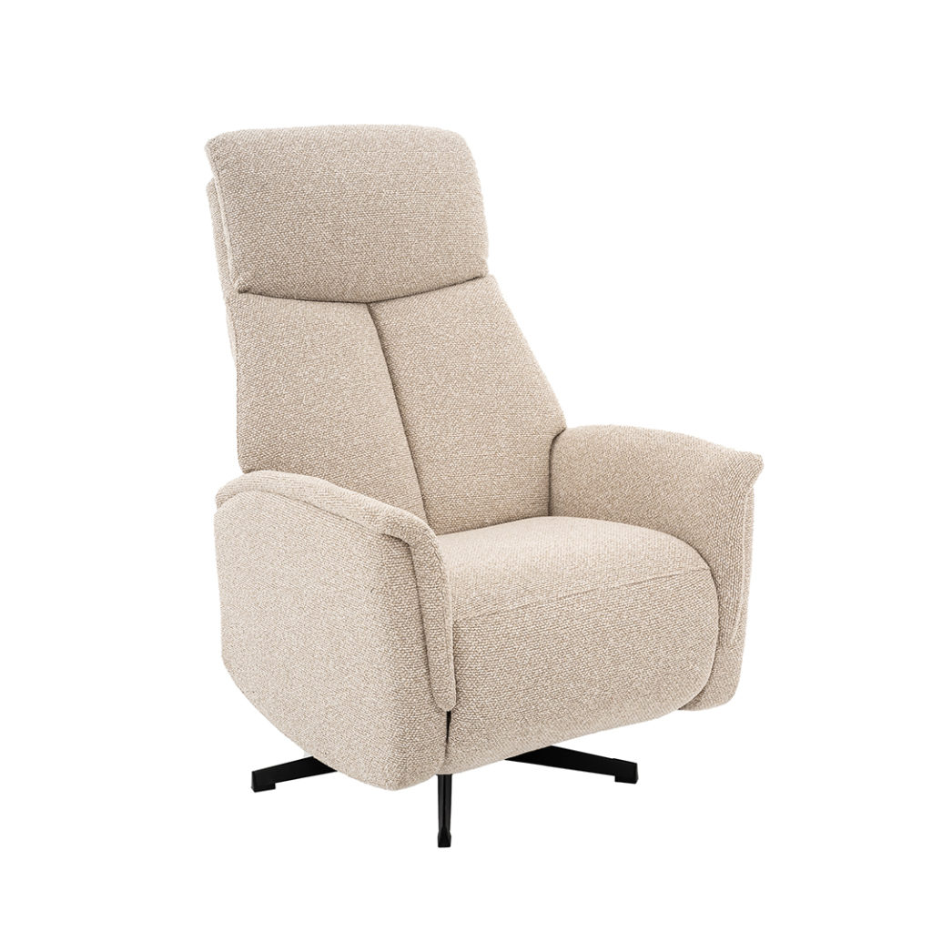 LABEL51 Fauteuil Helsinki - Naturel - Royal Boucle - Manueel Verstelbaar - Afbeelding 2