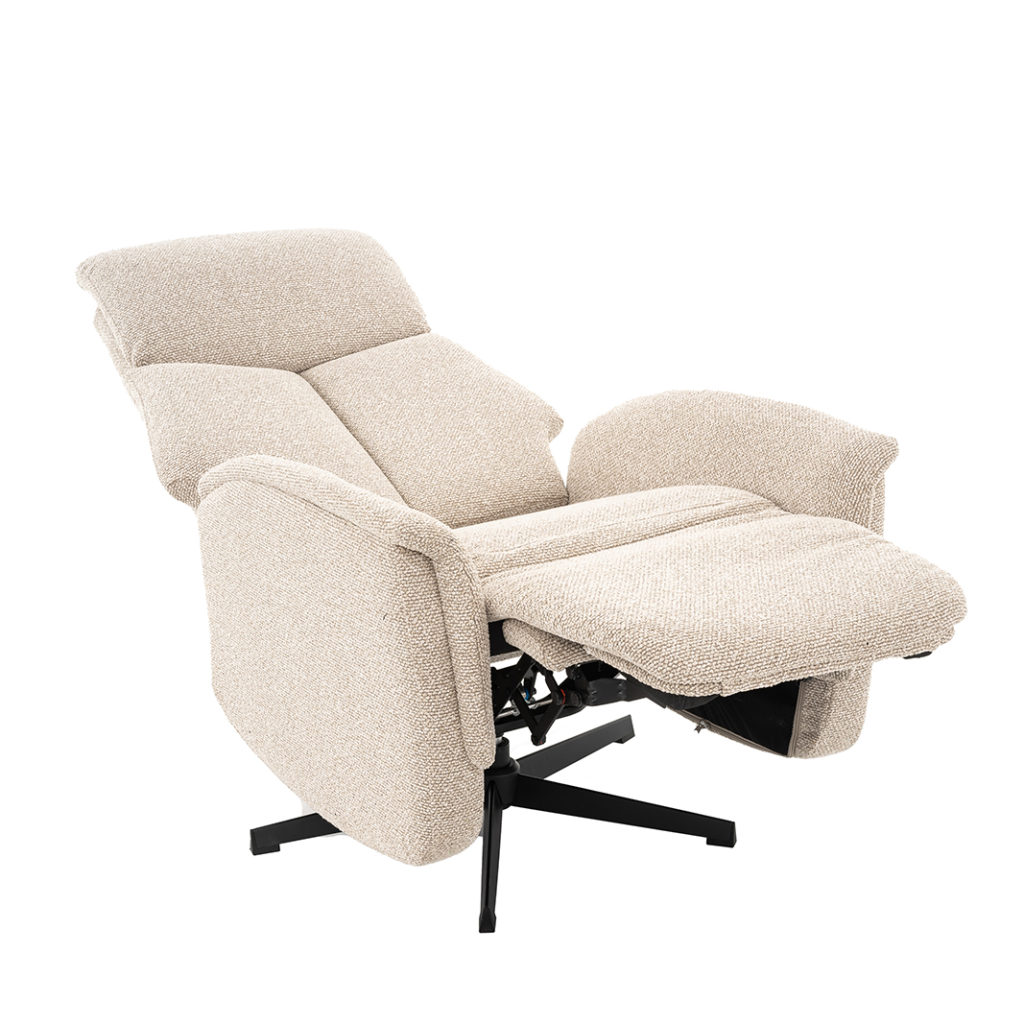 LABEL51 Fauteuil Helsinki - Naturel - Royal Boucle - Manueel Verstelbaar - Afbeelding 3
