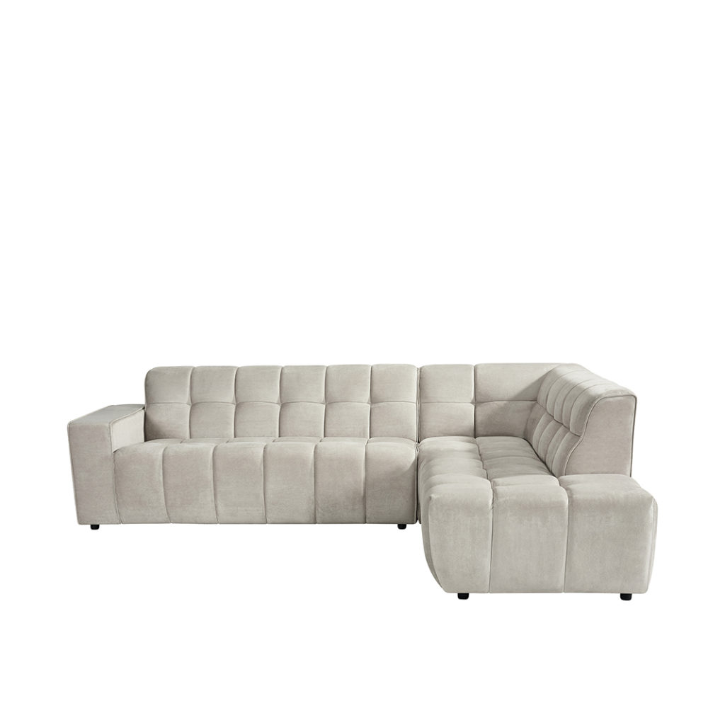 LABEL51 Hoekbank Valentino - Naturel - Cosmo - Rechts Voorstaand