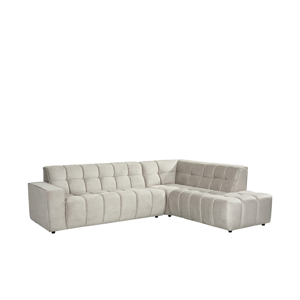 LABEL51 Hoekbank Valentino - Naturel - Cosmo - Rechts Voorstaand - Afbeelding 2