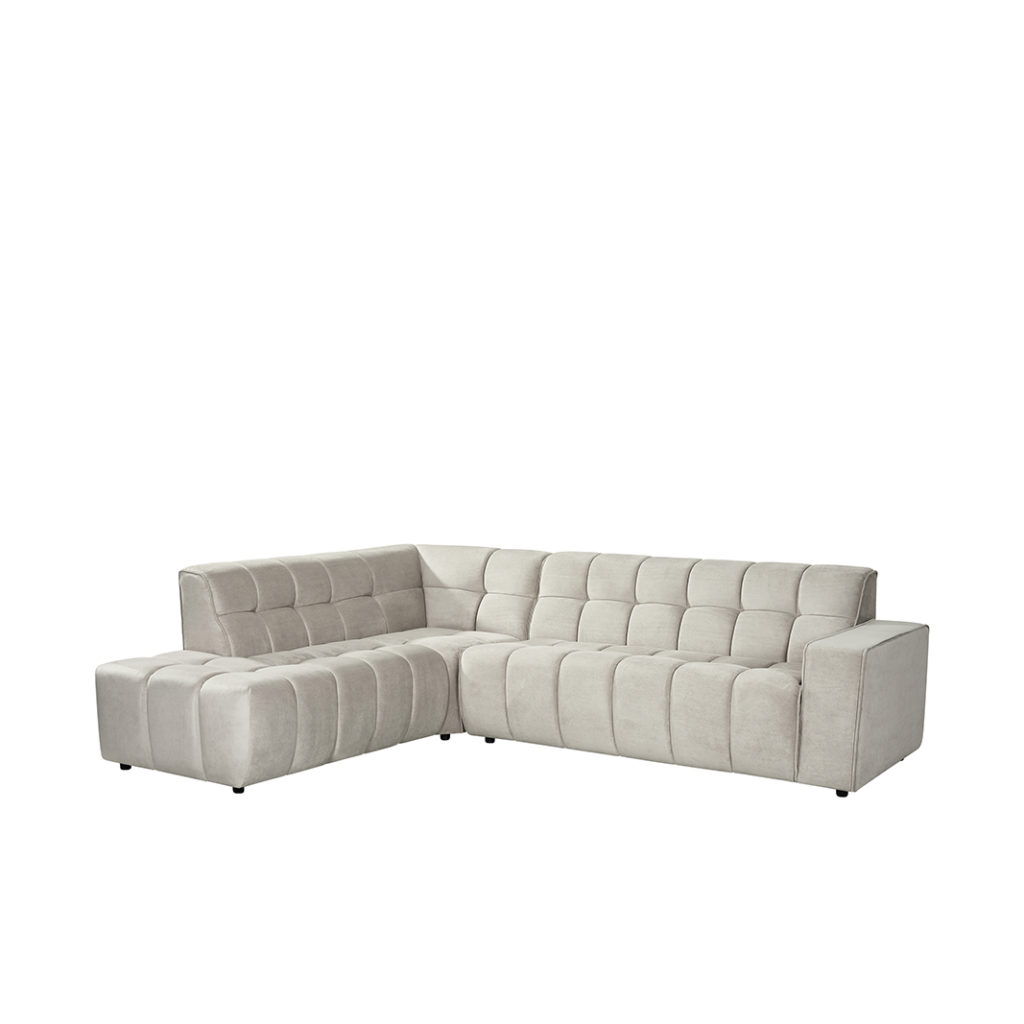 LABEL51 Hoekbank Valentino - Naturel - Cosmo - Links Voorstaand - Afbeelding 2