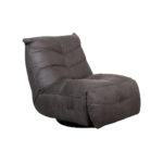 LABEL51 Fauteuil Powernap Station - Antraciet - Micro Suede - One Size