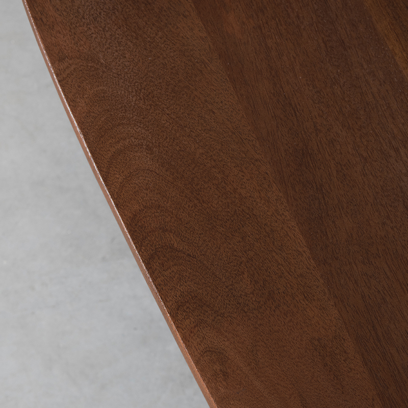 LABEL51 Eetkamertafel Rosie - Espresso - Mangohout - 180 cm - Afbeelding 2