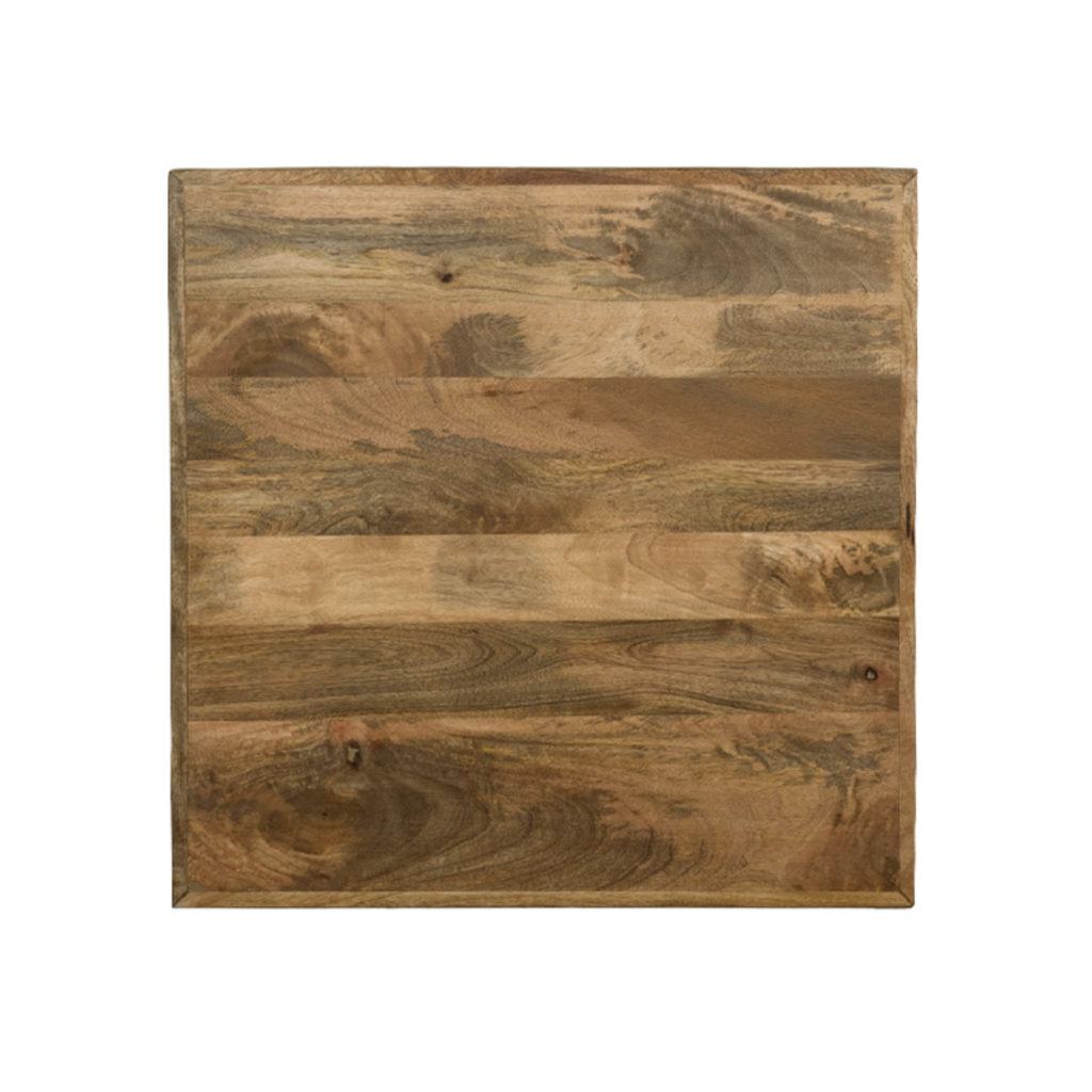 LABEL51 Eetkamertafel Tafelblad Straight Edge - Naturel - Mangohout - 70 cm Straight - Afbeelding 3