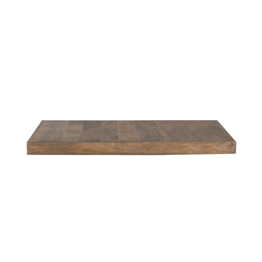 LABEL51 Eetkamertafel Tafelblad Straight Edge - Naturel - Mangohout - 120 cm Straight