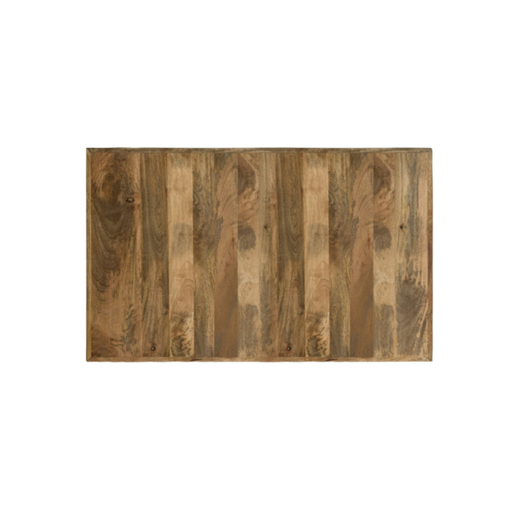 LABEL51 Eetkamertafel Tafelblad Straight Edge - Naturel - Mangohout - 120 cm Straight - Afbeelding 2