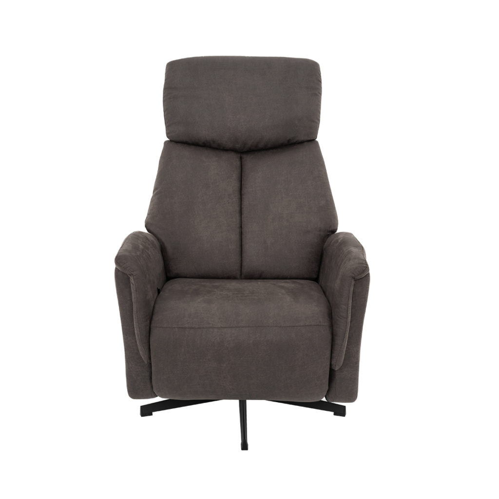 LABEL51 Fauteuil Aarhus - Antraciet - Micro Suede - 2-Motorig - Afbeelding 5