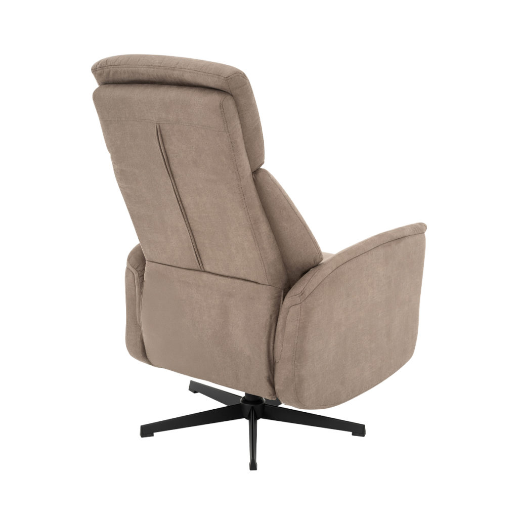 LABEL51 Fauteuil Aarhus - Taupe - Micro Suede - 2-Motorig - Afbeelding 6