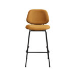 LABEL51 Barkruk Bello - Oker - Fluweel - Hoog