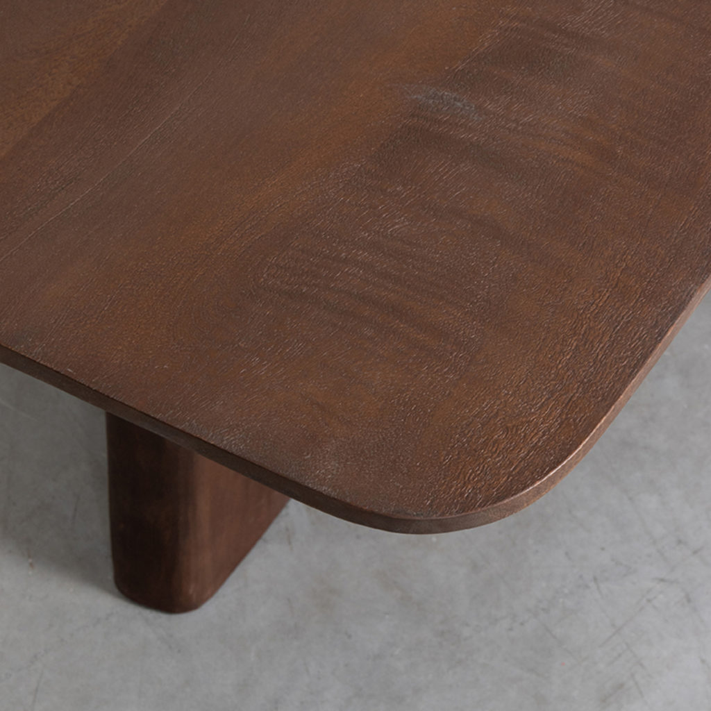 LABEL51 Eetkamertafel Scott - Espresso - Mangohout - 220 cm - Afbeelding 4