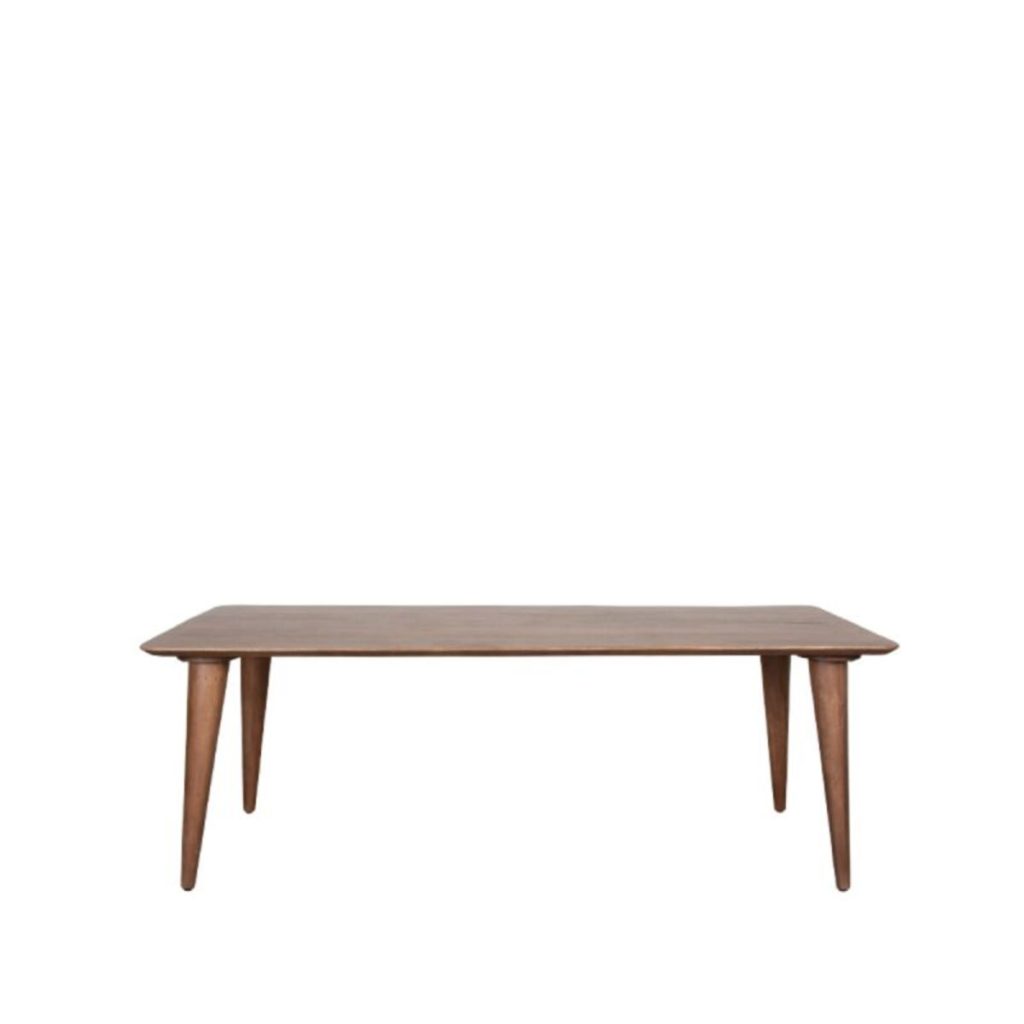 LABEL51 Eetkamertafel Fly - Nature Smooth - Mangohout - 160 cm - Afbeelding 2