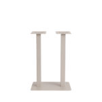 LABEL51 Eetkamertafel Tafelpoot Dubbel - Taupe - Metaal - Dubbel - 108 cm