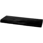 Wandplank Pure Zwart Mangohout 40 cm