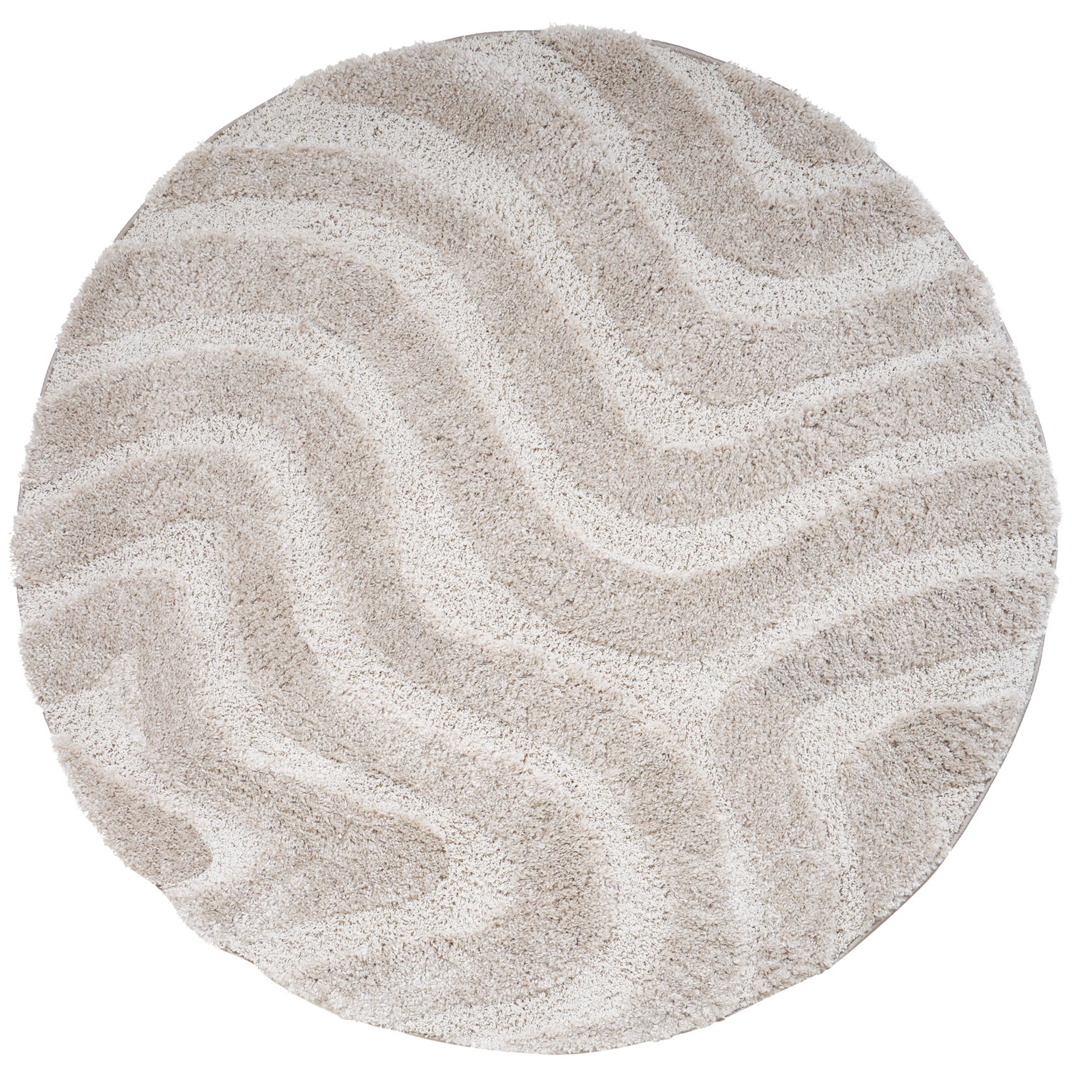 Vloerkleed Isa Beige 70 - Rond ø200 cm