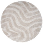 Vloerkleed Isa Beige 70 - Rond ø160 cm