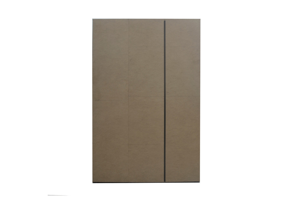 Kledingkast 'Marc' 3 deuren met spiegel donkergrijs - Afbeelding 5