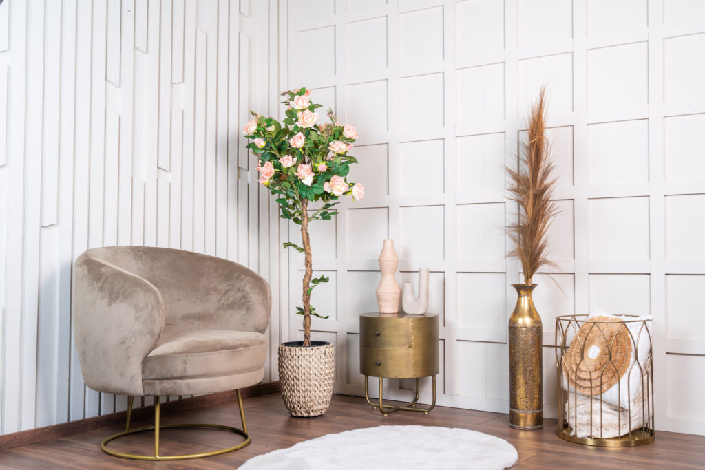 Rozen kunstboom 140 cm - Afbeelding 3