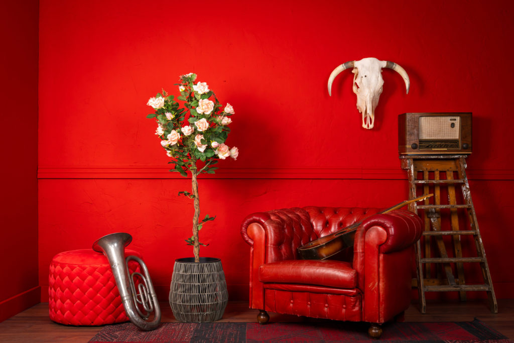 Rozen kunstboom 140 cm - Afbeelding 4