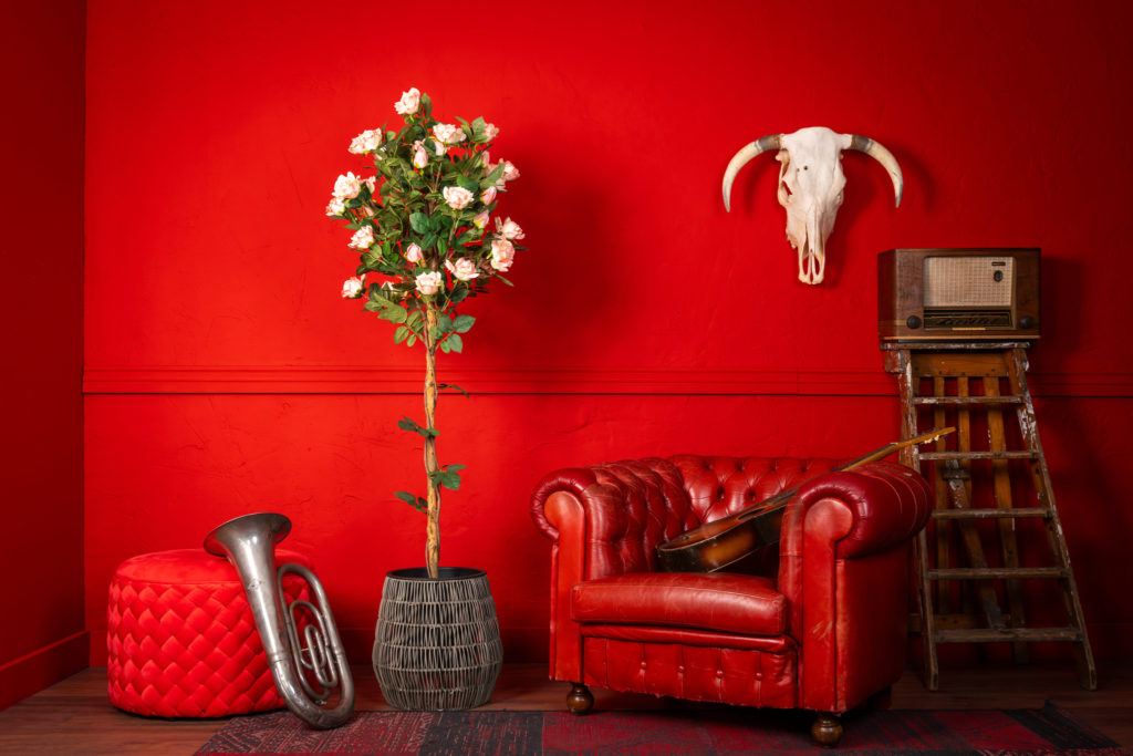 Rozen kunstboom 160 cm - Afbeelding 3