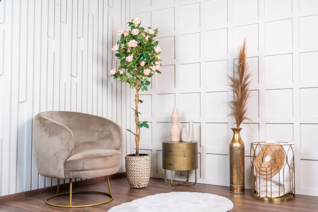 Rozen kunstboom 160 cm - Afbeelding 4