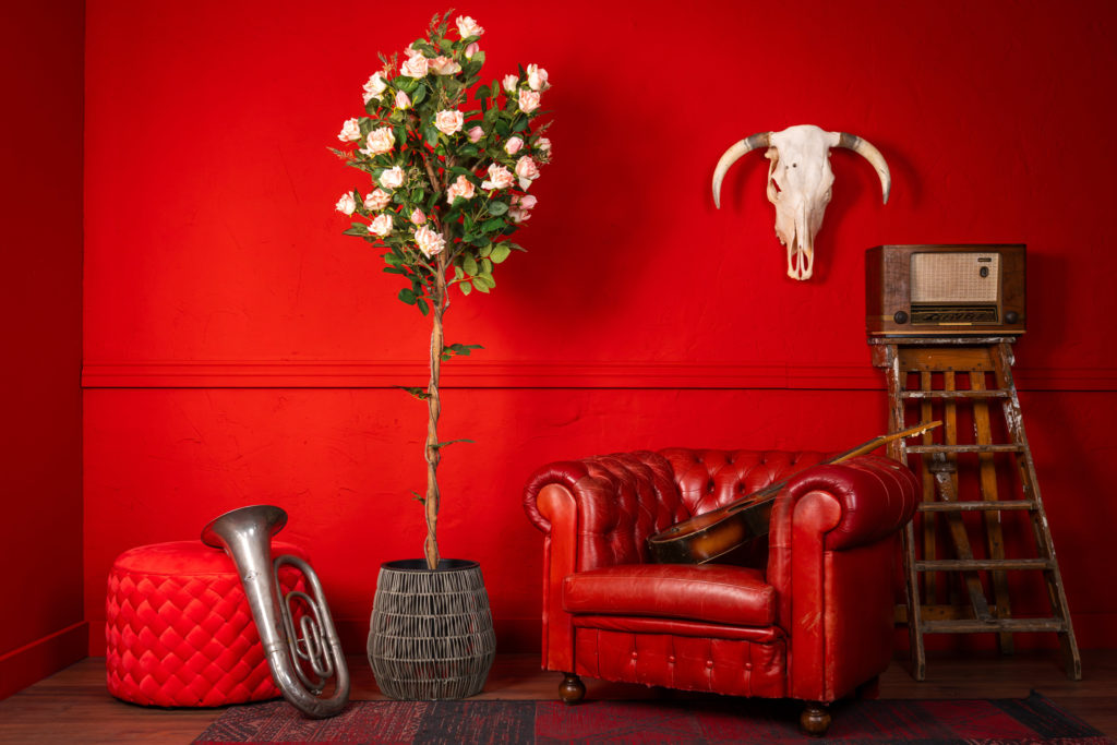 Rozen kunstboom 180 cm - Afbeelding 3