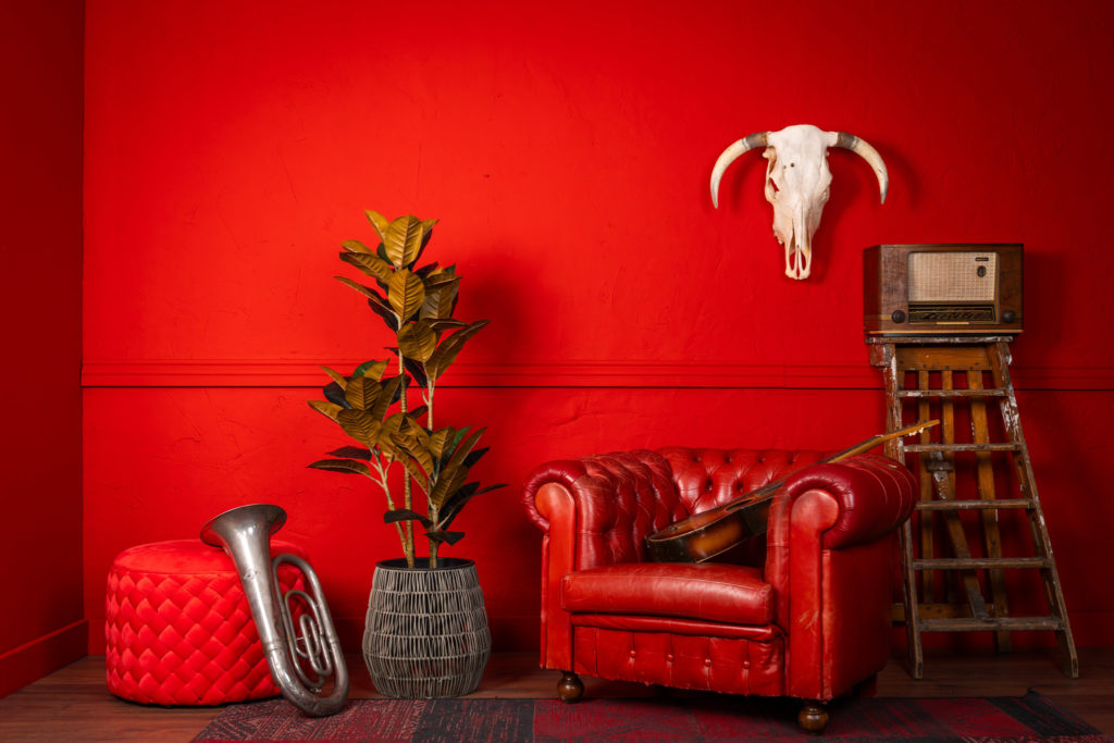 Rubberboom kunstplant 140 cm - Ficus elastica met 3 stammen - Afbeelding 2