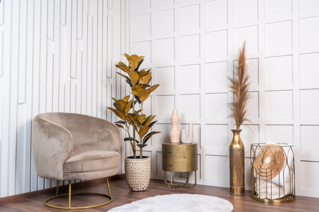 Rubberboom kunstplant 140 cm - Ficus elastica met 3 stammen - Afbeelding 3