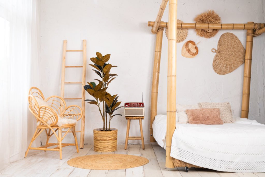 Rubberboom kunstplant 140 cm - Ficus elastica met 3 stammen - Afbeelding 4