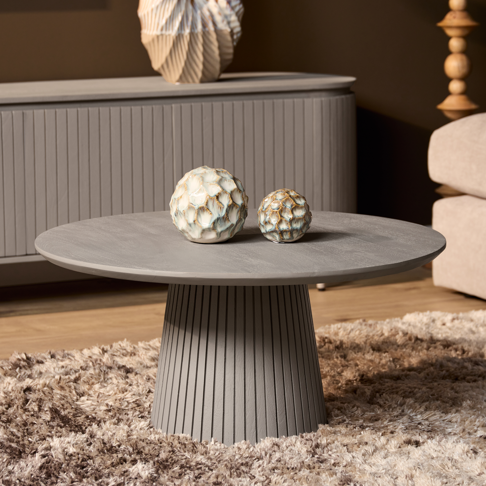 Starfurn Salontafel Solana &VerticalLine; 80 cm &VerticalLine; Taupe