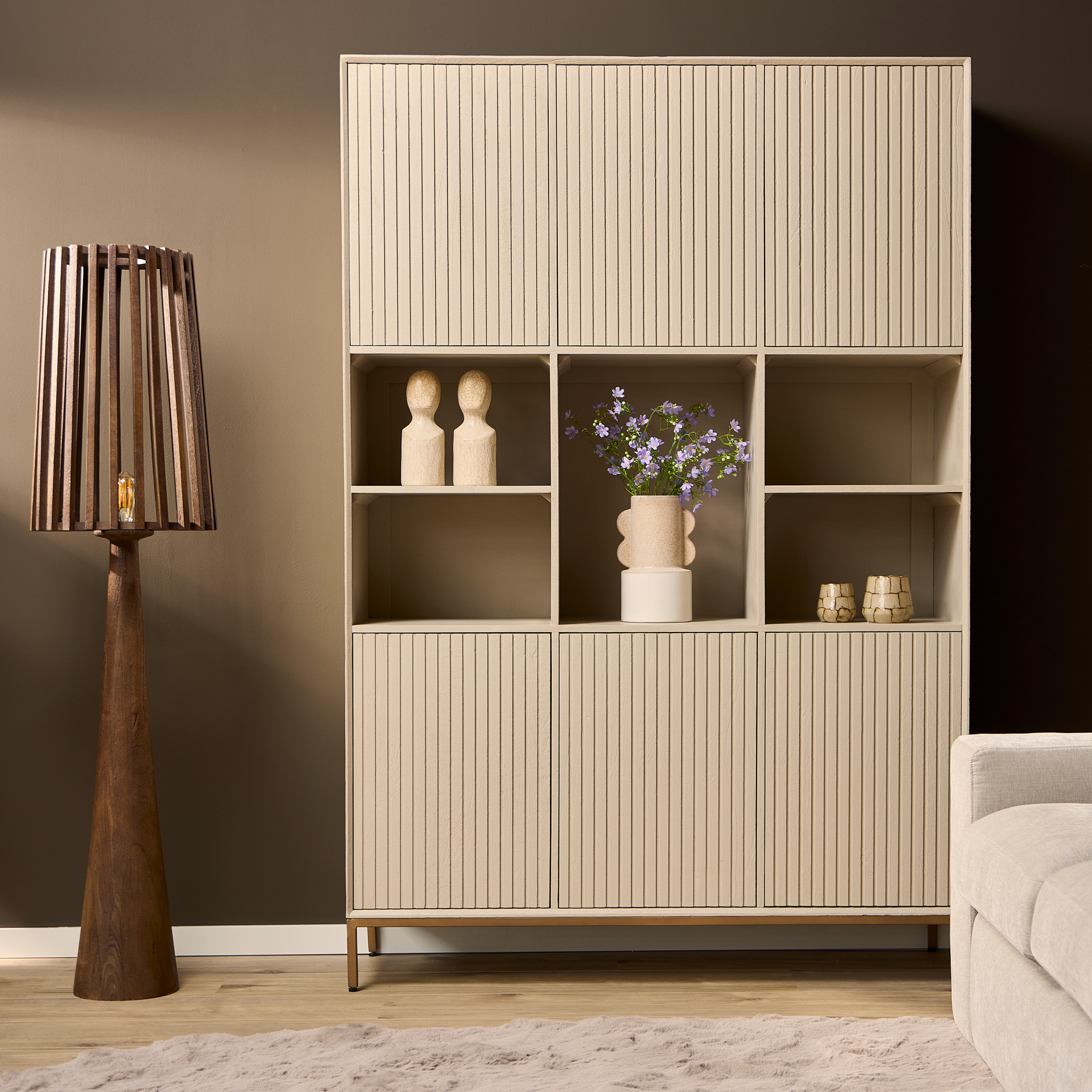 Starfurn Vakkenkast Madison XL Zand &VerticalLine; 135 cm