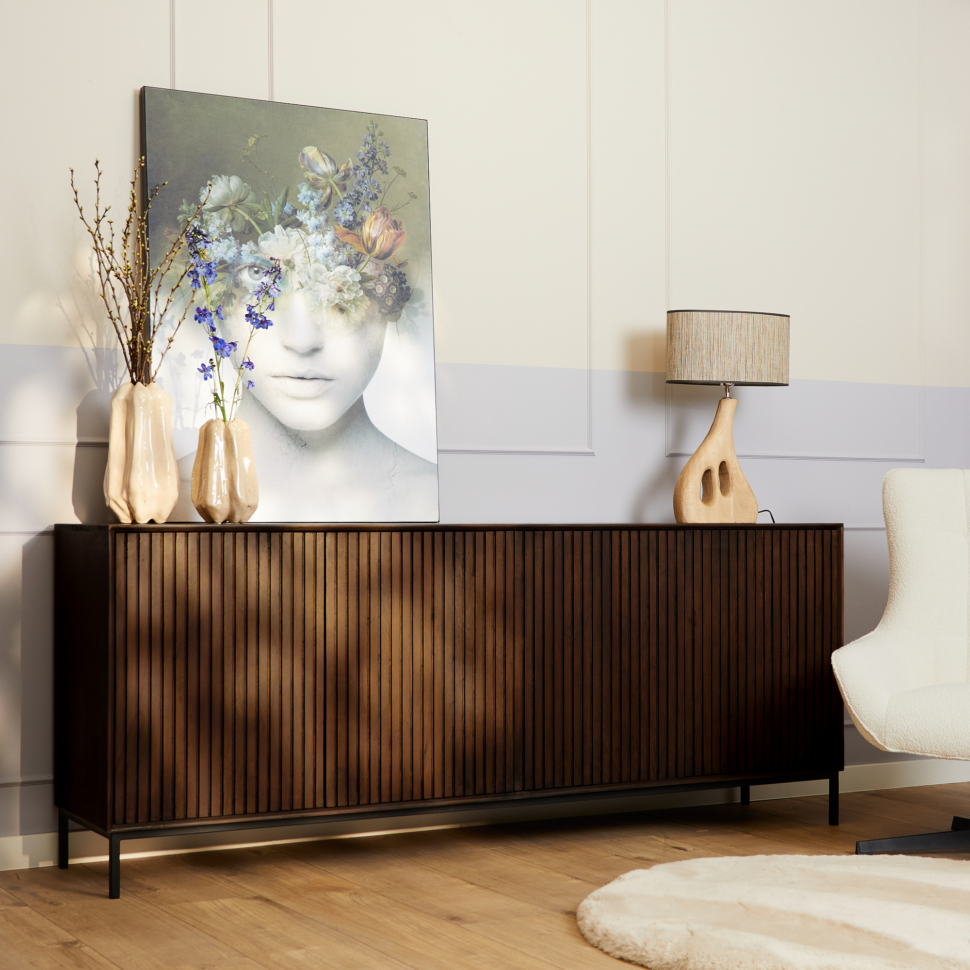 Starfurn Dressoir Madison Bruin &VerticalLine; 210 cm