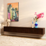 Zwevend tv-meubel Madison Bruin | 240 cm