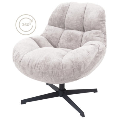 Fauteuil Charlie Taupe